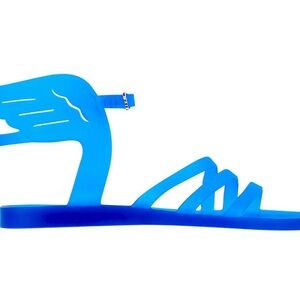 Ancient Greek Sandals Blue Sandals